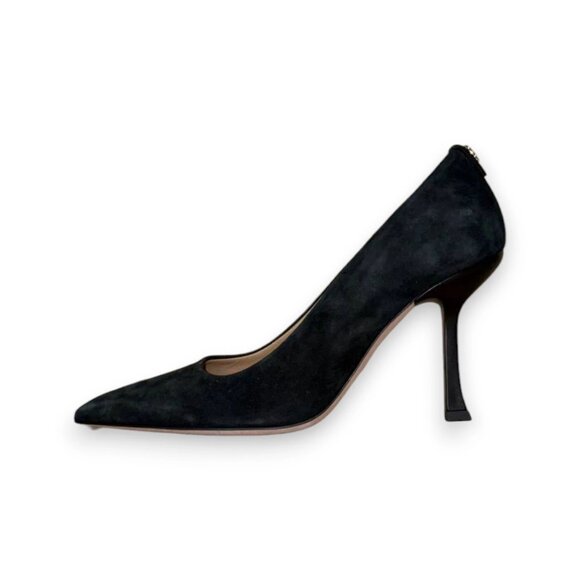 BOSS Vivian Pump 90 Women's Black Suede Stiletto Heels US 7 (EU 37) MSRP $299 - Picture 2 of 4